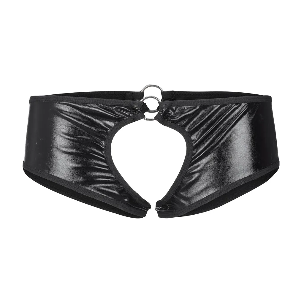 Сексуальные трусики SAGACE в новом стиле для женщин из лакированной кожи мода 2020