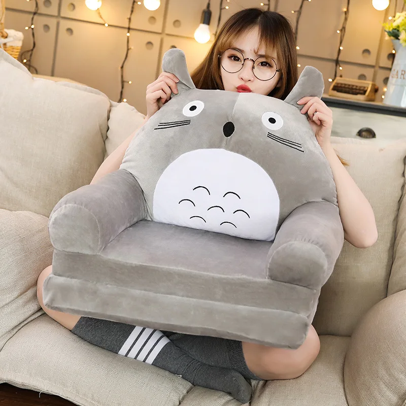 Мультяшное сиденье для собаки Totoro Shiba Inu мягкий плюшевый диван обучающийся сидеть