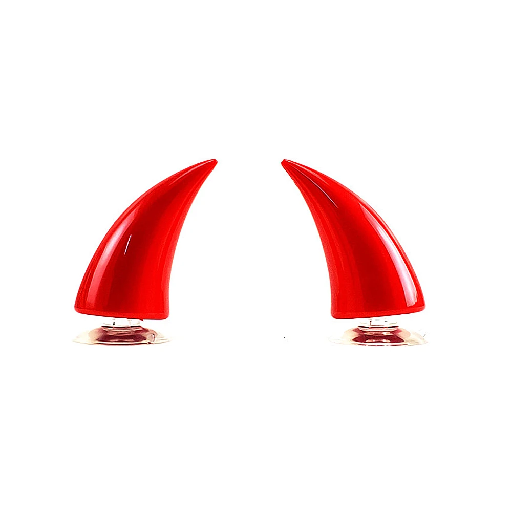 Шлем мотоциклетный мужской с дьявольскими рожками аксессуар для езды на