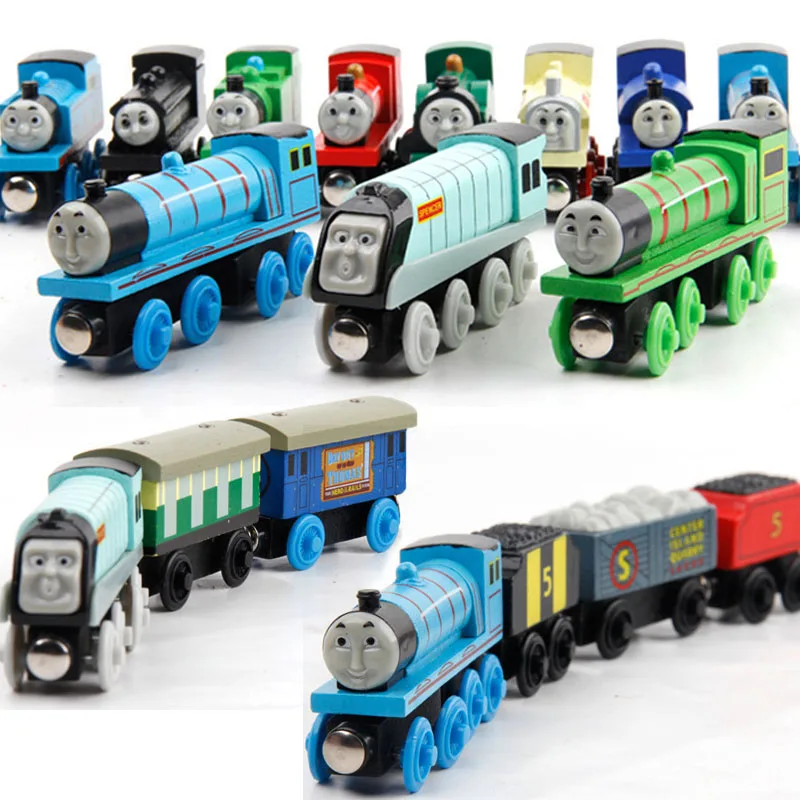 Железнодорожный поезд Thomas and Friends электромокомотив магнитный грузовой игрушка