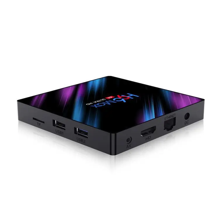 H96 MAX RK3318 Android коробка Смарт ТВ коробка Android 9,0 4 Гб медиаплеер 4K Google голосовой помощник Netflix Youtube H96MAX 2GB16GB