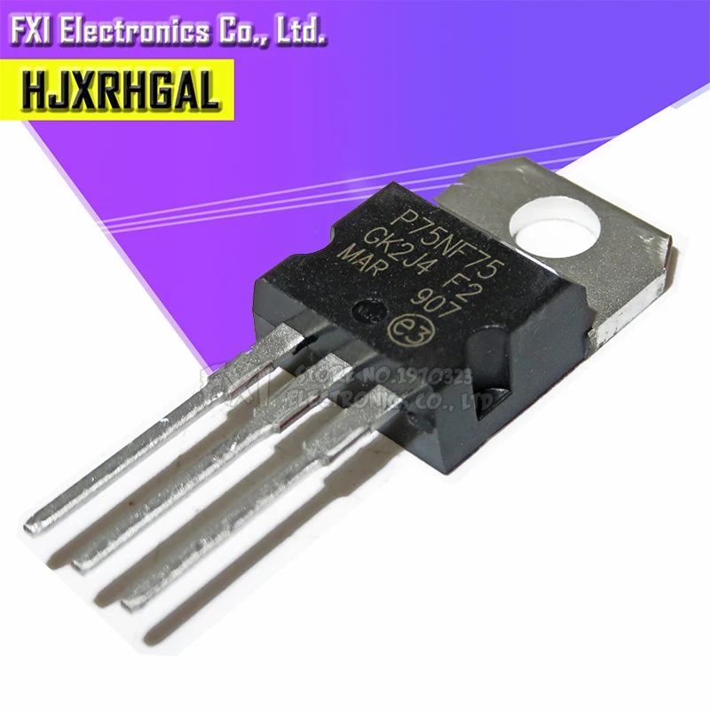 10 шт. STP75NF75 P75NF75 до-220 TO220 75NF75 MOS FE новый оригинальный | Электронные компоненты и
