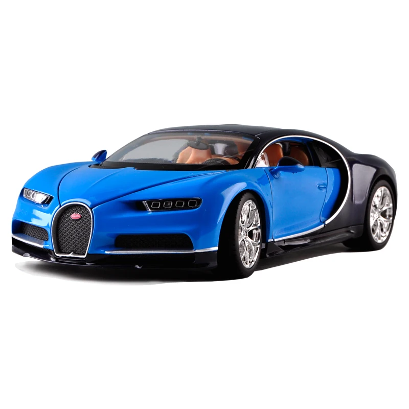 Весы Welly 1/24 Bugatti Chiron Racing суперспортивный автомобиль литой Дисплей модель из