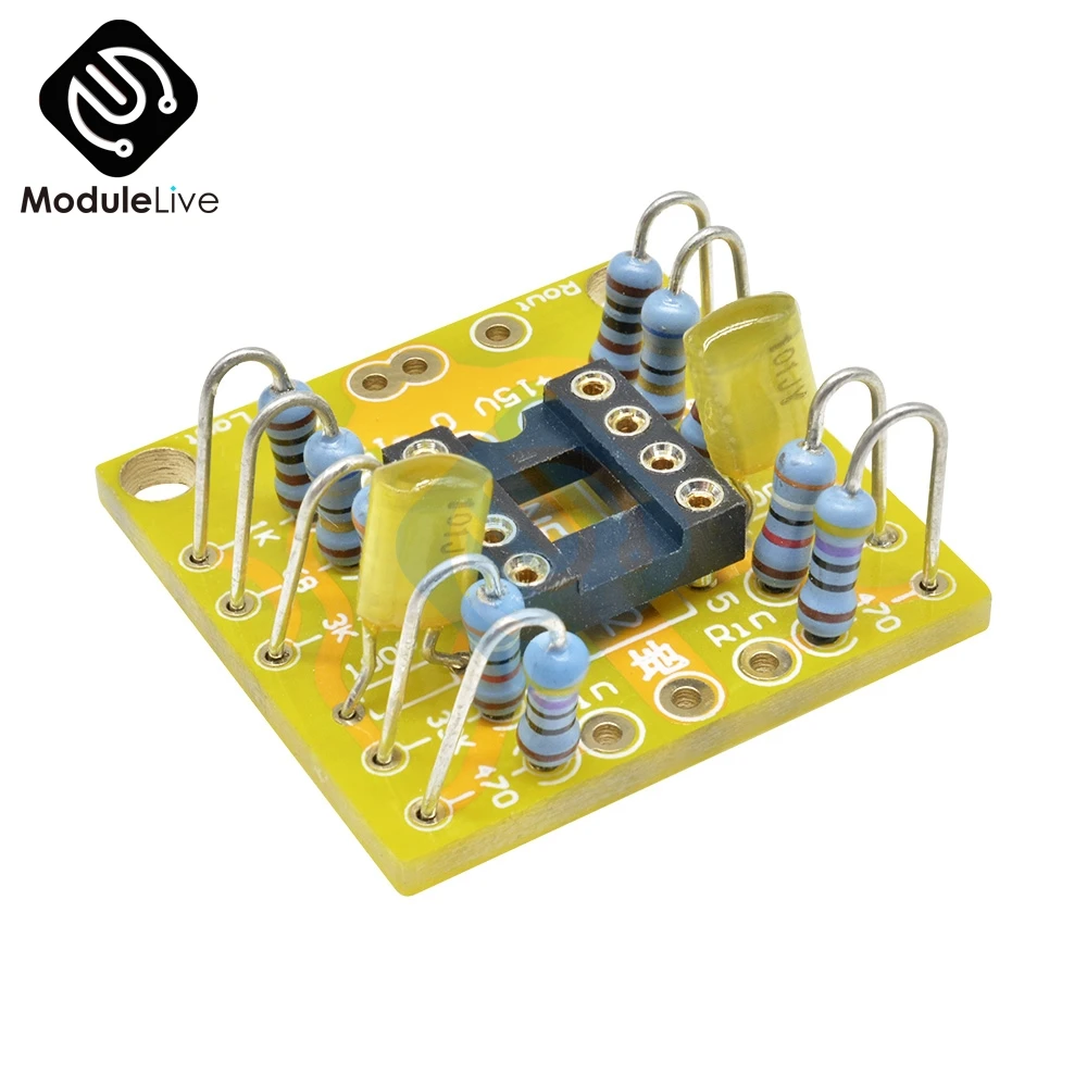 Плата усилителя постоянного тока для NE5532/OPA2134/OPA2604/AD826|pcb amp|pcb preamppcb board |