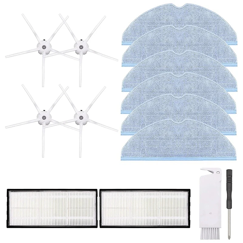 

Accessory Kit for Roborock S7 T7 T7S T7 Plus T7S Plus Spare Robot Vacuum Cleaner Part Hepa Filter Side Brush Mop Cloths