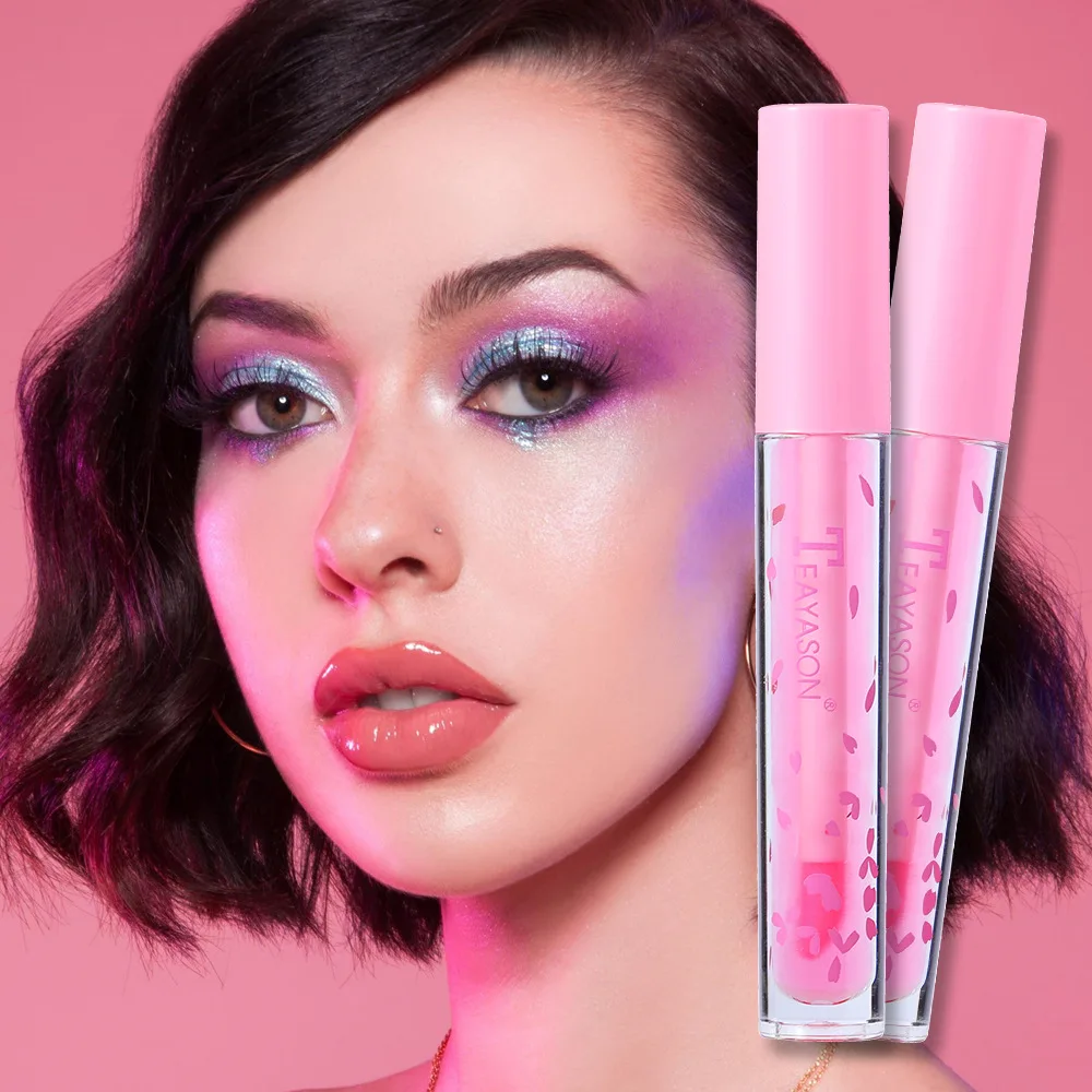 Цвет-изменение блеск для губ Температура изменения с антипригарным покрытием