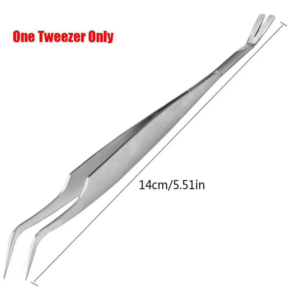 Tweezer 2 в 1 пинцет из нержавеющей стали, профессиональный инструмент для быстрого удаления клещей для кошек, собак, домашних животных, аксессуары для собак 20E - Цвет: Tweezer