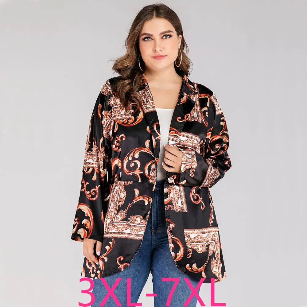 2021 подходят для весны и осени размера плюс блейзер женщин большой повседневные