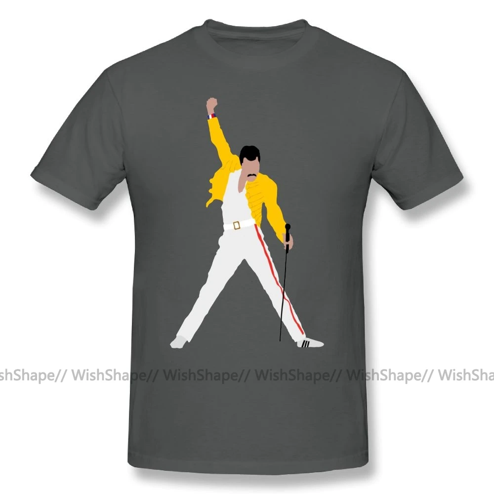 Футболка Queen Band Rock футболка Fred #2 с мультяшным принтом летняя Мужская Уличная