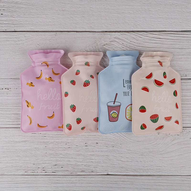 4 вида стилей мини маленькая мультяшная ручная Теплая бутылка для воды милые