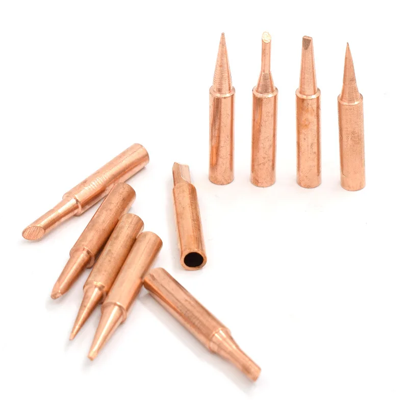 

Pure Copper Iron Tip 900M-T Soldering Tip Rework Station Welding Head BGA Soldering Tools Branding Iron Welding Tools Solder Kit