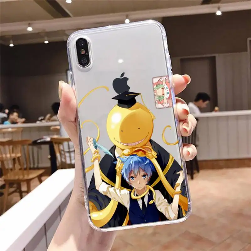 

Karma akabane assasination classroom Phone Case For iphone 12 11 8 7 6s 6 5 5s 5c se plus mini x xs xr pro max Transparent soft