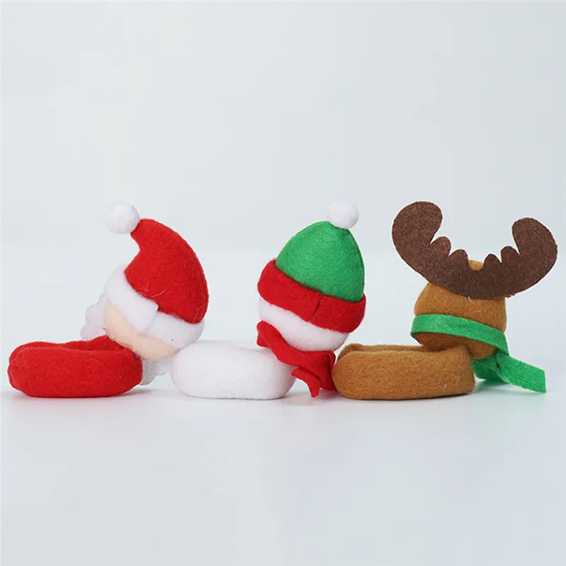 Искусственный Снеговик Олень декоративный набор винных бутылок Старинные