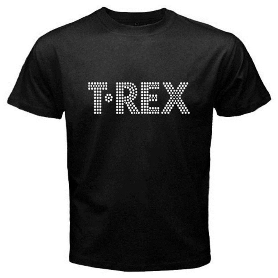Новинка футболка T Rex Glam Rock Band ретро классика 1970'S Мужская черная размеры от S до 3Xl