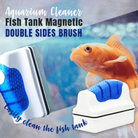 1pc useful floating magnetic brush aquarium fish tank glass algae scraper cleaner fish aquarium tank tools
