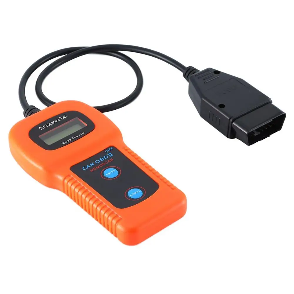 Новый инструмент для считывания U480 OBD2 OBDII EOBD контрольный двигатель CAN-BUS