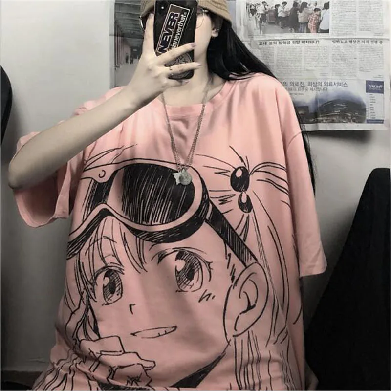 

Sweet Style T-shirts Women High Quality Print Short Sleeve Round Neck Women Tshirt Casual Loose T shirts Women