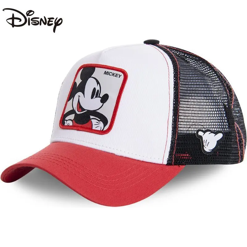 

2021 Disney Donald Duck Hat Cartoon Men's and Women's Baseball Cap Fashion Mickey Hip Hop Cap Hot Sale Minnie Universal Mesh Cap