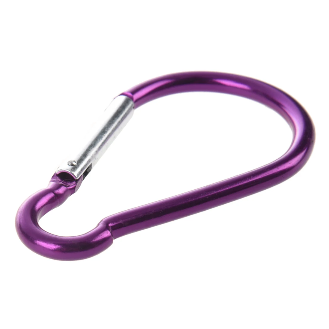 

Large D Shaped Aluminum Carabiner Bi-colored Clip Hook for Hiking Camping