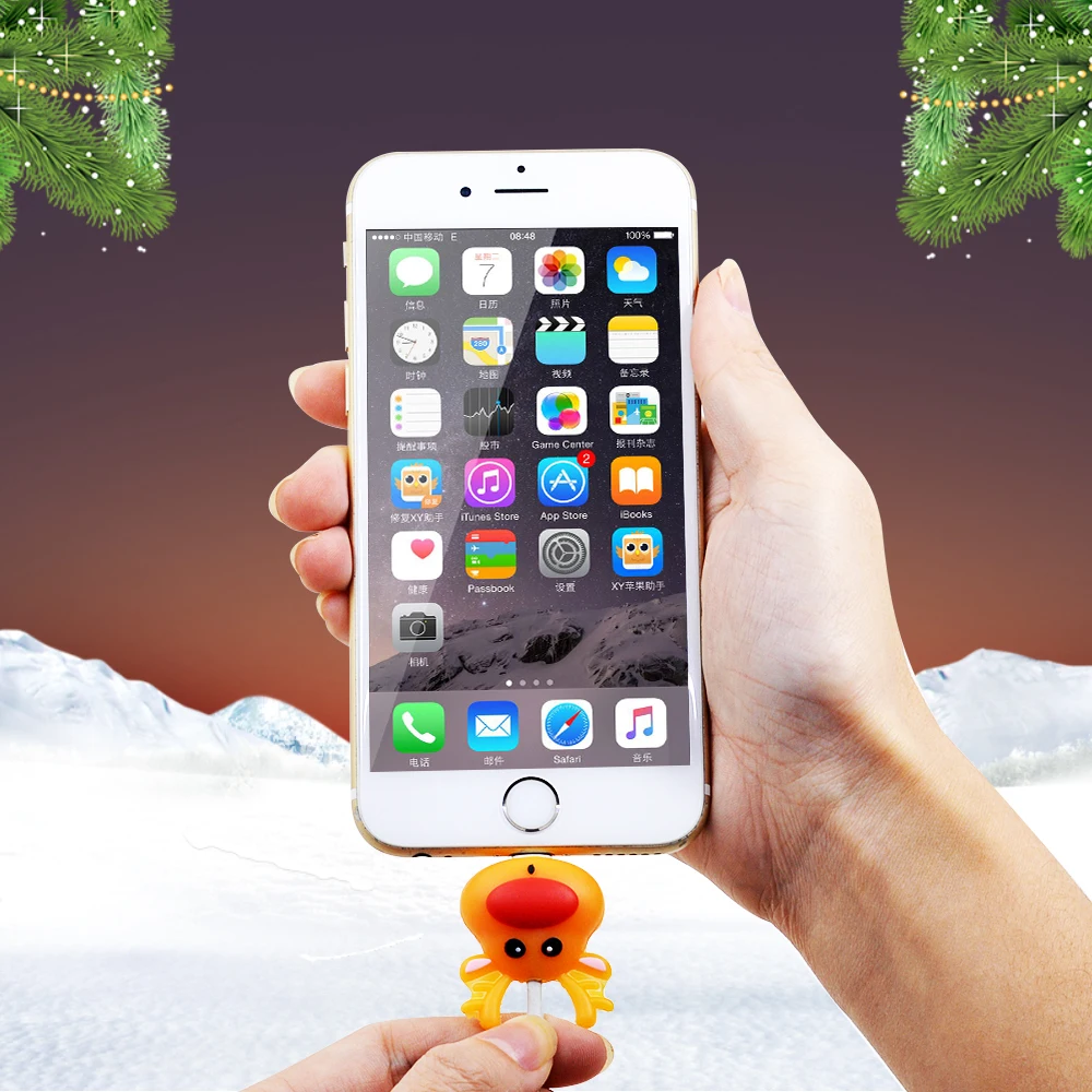 CHIPAL милые животные мультфильм протектор кабеля укусы для iPhone зарядка данных