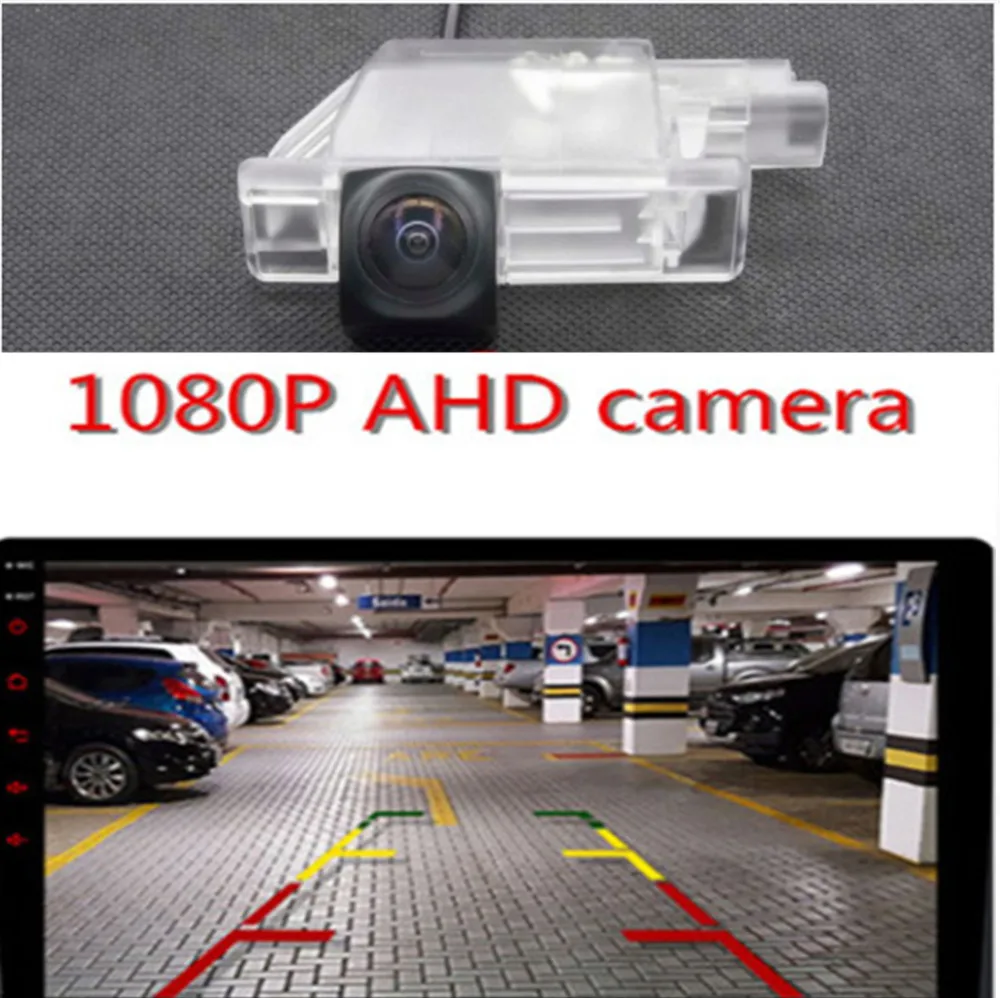 

AHD 1080P камера заднего вида с объективом «рыбий глаз», парковочная Автомобильная камера заднего вида для Peugeot 2008 2014 2015 реверсивная Автомобиль...