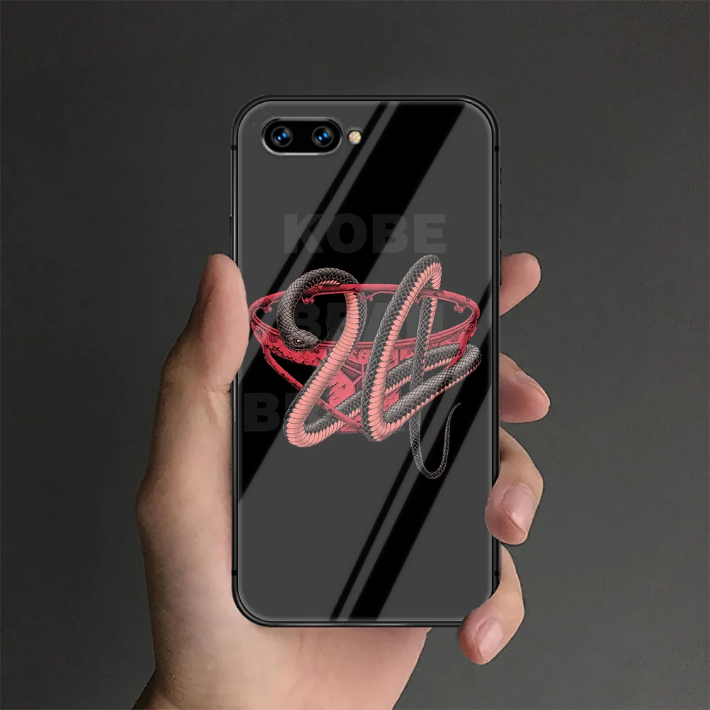

Kobe Basketball Bryant Phone Tempered Glass Case Cover For Huawei Honor 7 8 9 10 20 A X I Lite Trend Funda Bumper Prime