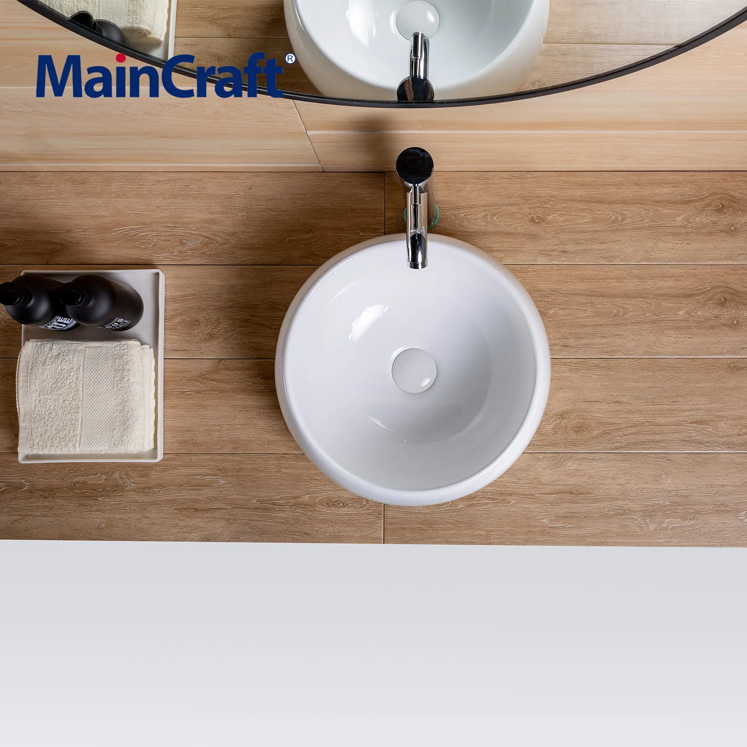 Круглая Керамическая Чаша для умывальника раковина ванной комнаты дизайнерские