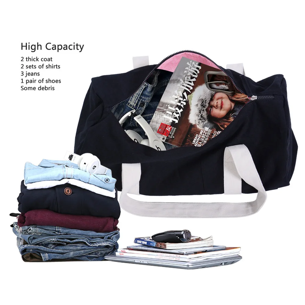 Винтажные военные холщовые кожаные сумки для багажа мужские спортивные