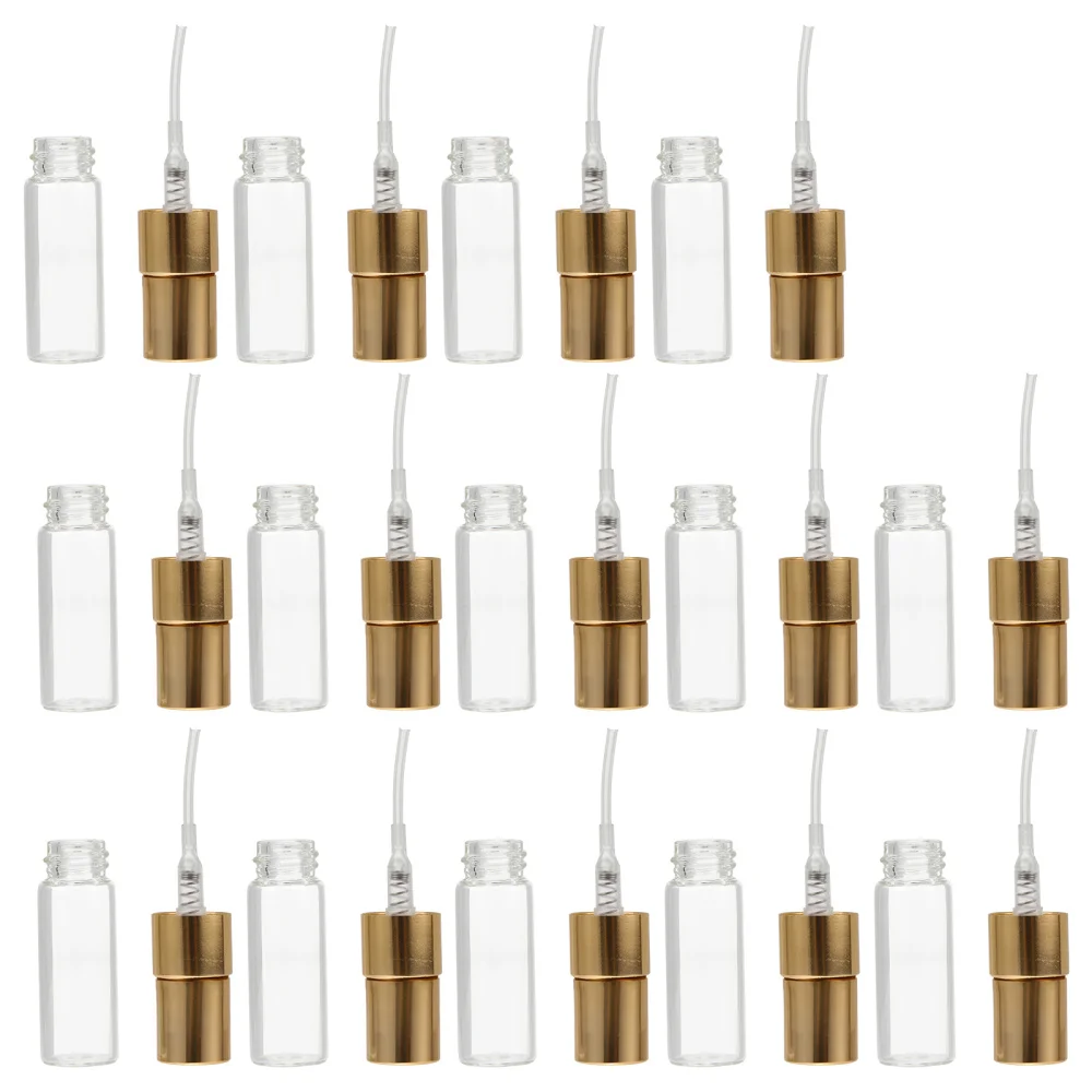 

20Pcs 3ml Glass Perfume Atomizer Bottle Refillable Spray Bottles Container