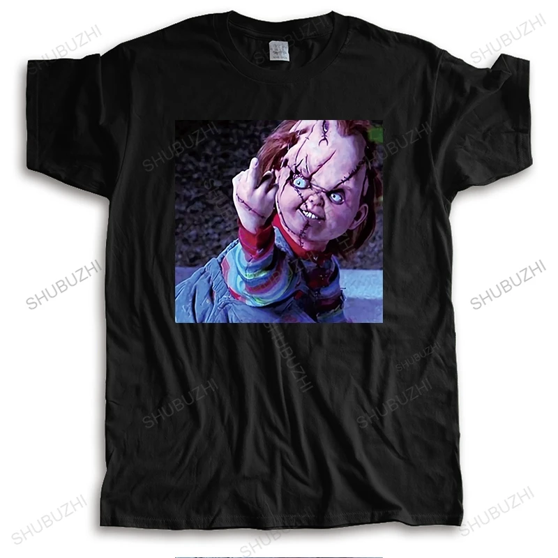 

Men brand t-shirt black new o-neck fahsion tshirt Male Best Selling Chucky Bigger Size Homme High Quality casual Tee-shirt