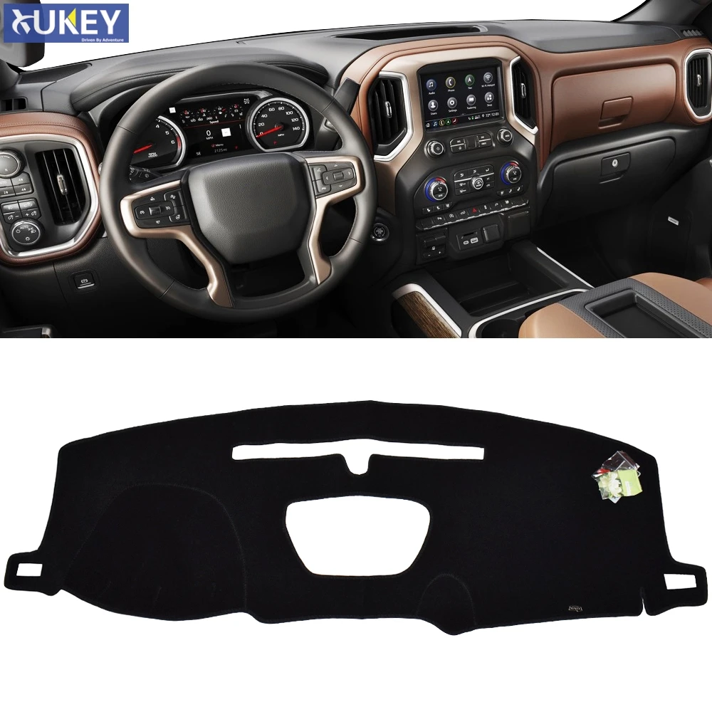 Коврик для приборной панели Chevrolet Silverado 1500 2500 3500 GMC Sierra SLE SLT Denali 2019 2020 | Автомобили и