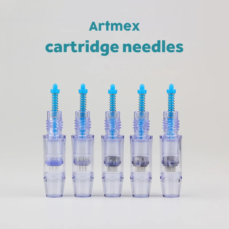 

20pcs Artmex Cartridge needles MTS Therapy System 9/12/24/36/42/nano Needles Microneedle For V8 V6 V3 A3 machine Screw Port