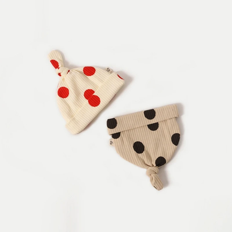 

Adjustable Baby Cotton Autumn Winter Warm Hat for 0-3 Months Gift for Infant H9EF