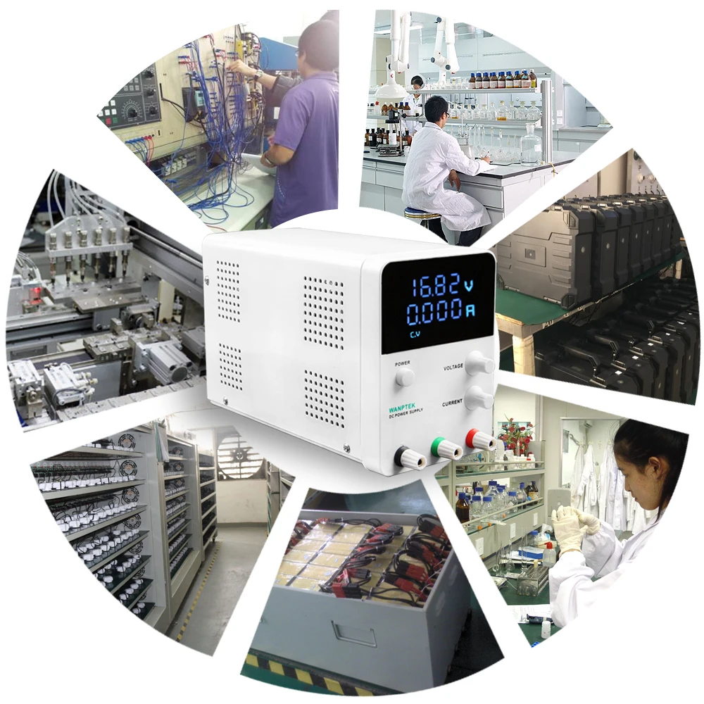 Горячий переключатель лабораторный источник питания регулируемый 4 значный