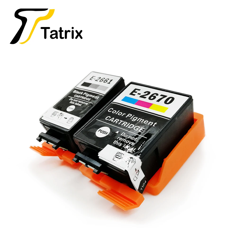 Совместимые чернильные картриджи Tatrix для T2661 T2670 T266 T267 зеркальные Epson