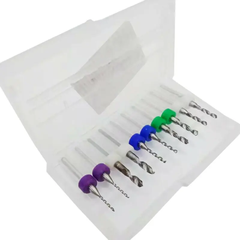 

10Pcs 1/1.5/2/2.5/3mm PCB Mini Drill Bit tungsten steel carbide for print circuit board Bits Machine