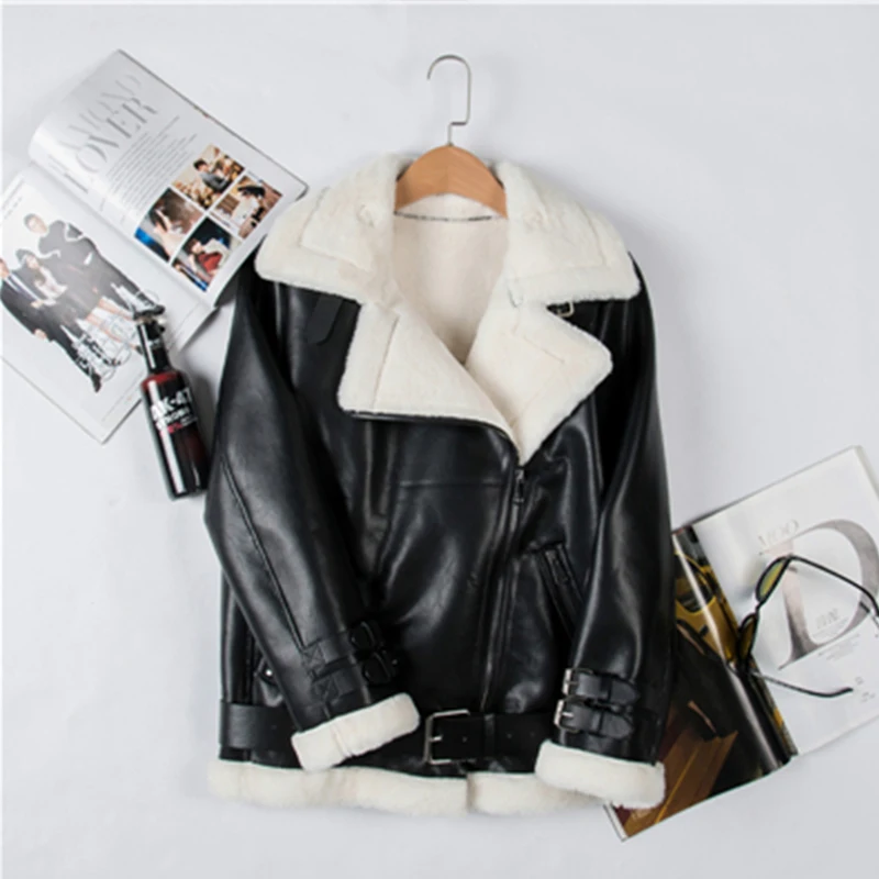 2021 женская зимняя Толстая Шуба из меха ягненка хлопковая верхняя одежда