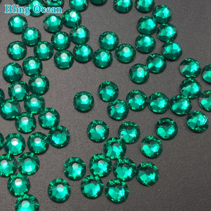 Blingocean 16 разрезов высокое качество стразы без горячей фиксации с плоской задней