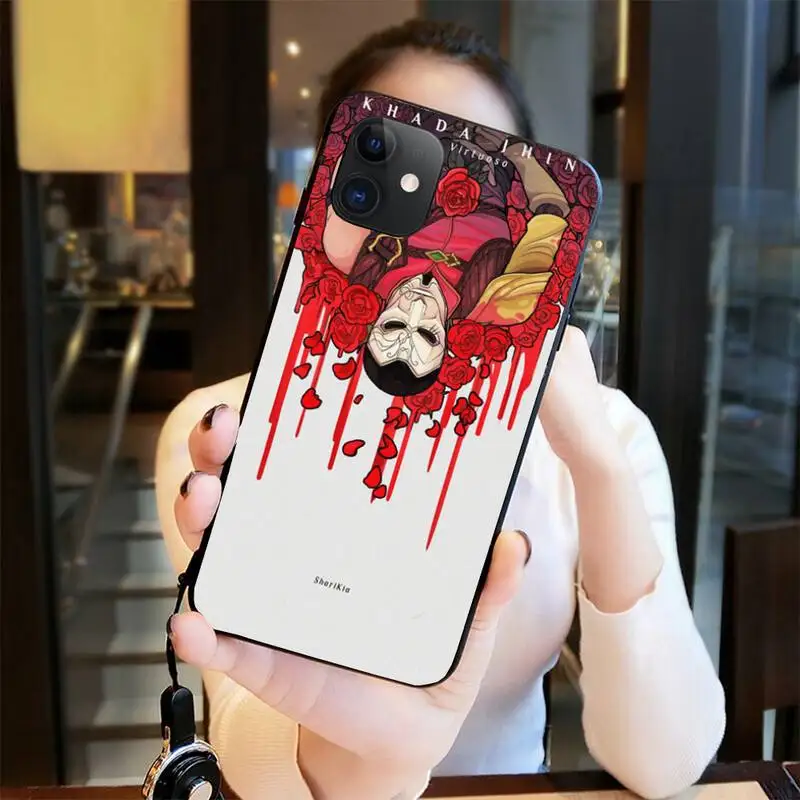 

Lol The Virtuoso Khada Jhin TPU black Phone Case Cover Hull for iPhone 11 pro XS MAX 8 7 6 6S Plus X 5S SE 2020 XR case