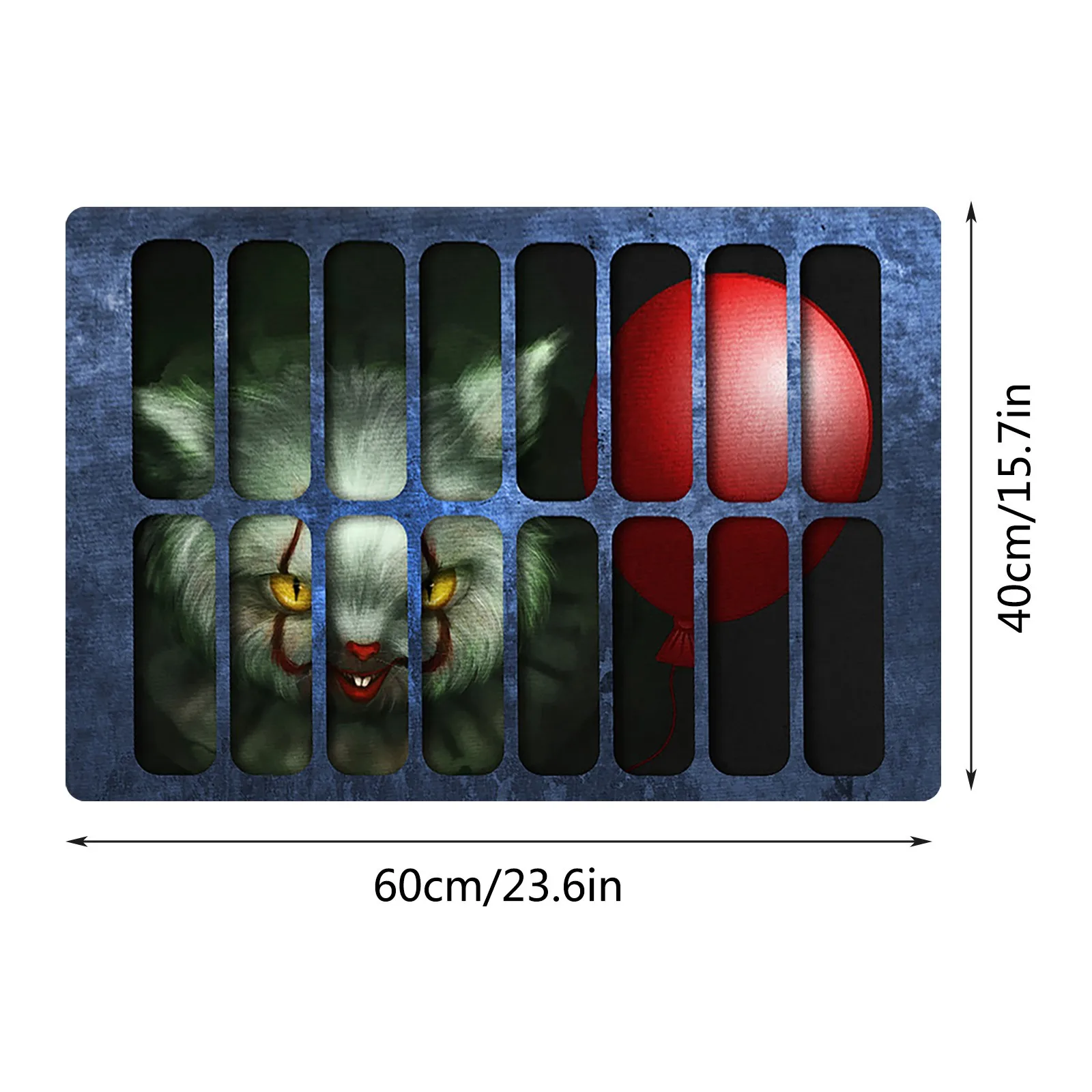 Хэллоуин ужас прочный коврик для входной двери в спальню домашний Коврик