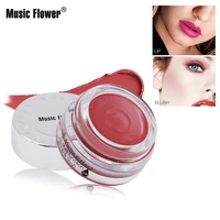 hot selling music flower matte silky mousse lip gills makeup lipstick blush makeup goods cosmetic gift for women m4007
