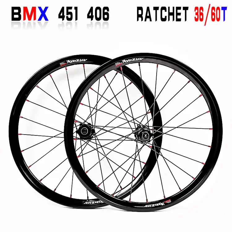 

406/451 20 inch klapp fahrrad disc bremse rad set VITOOCYCLE ultraleicht hub achse xr240 runde 36T 60T falten fahrrad QR 100MM