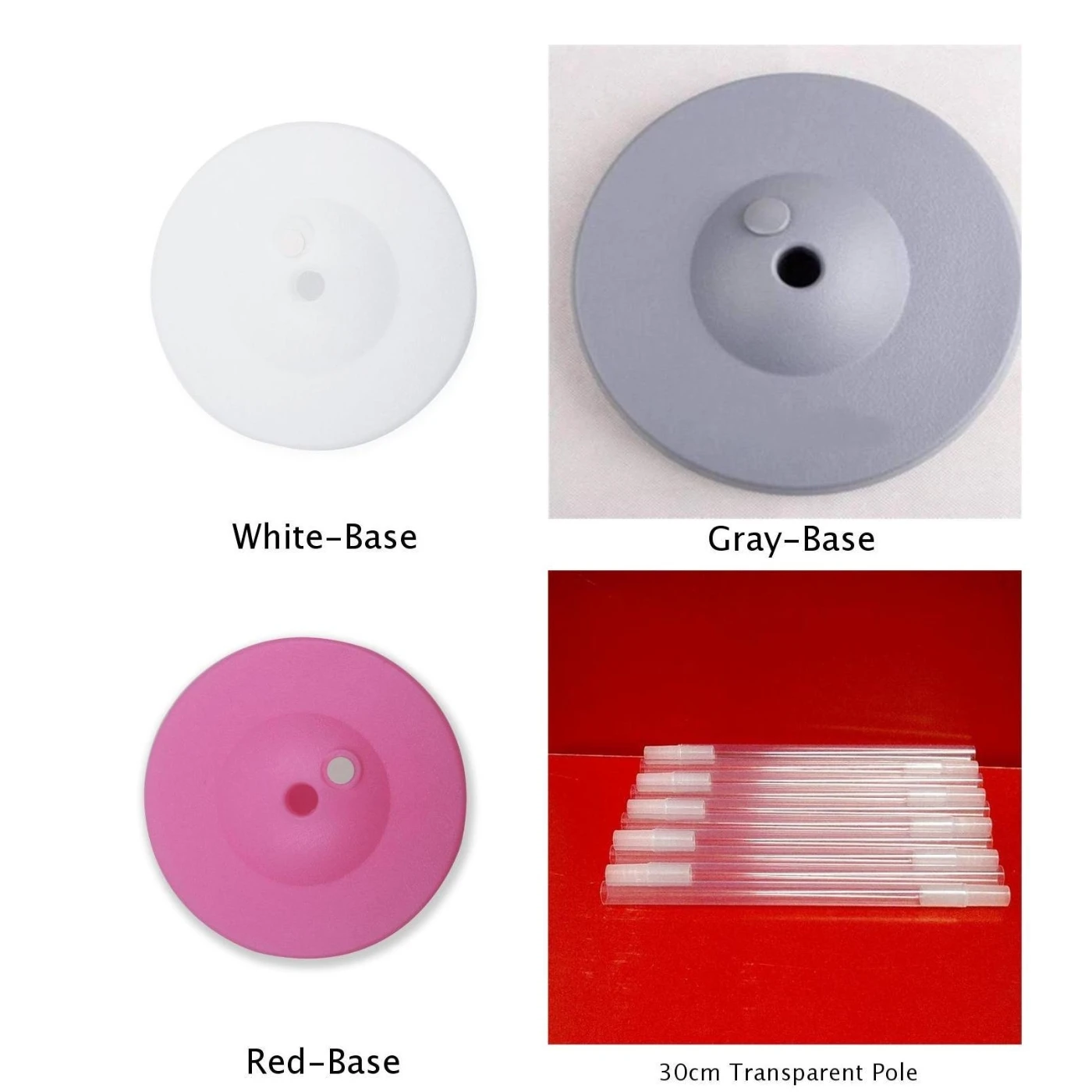 Вертикальный полюс основа воздушного шара воды надувной белый/серый/красный