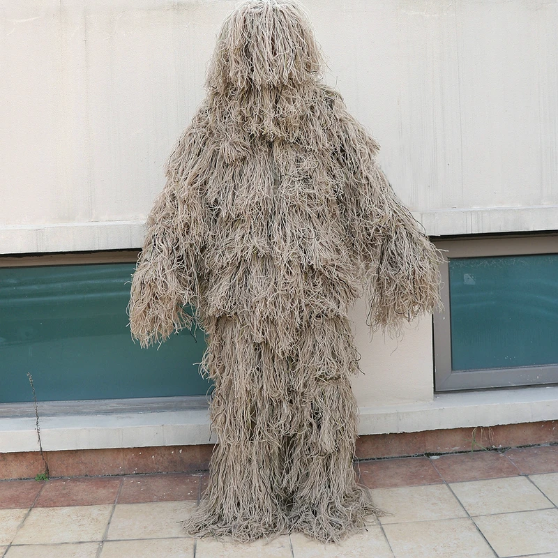 3D трава Ghillie костюм Снайпер Военная Тактическая камуфляжная одежда охотничий костюм армейская охотничья одежда птичий костюм