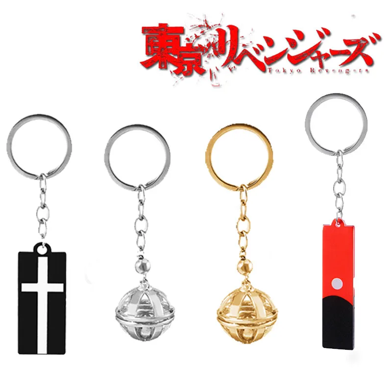 

2021 Trendy Anime Tokyo Revengers Keychain Mitsuya Takashi Izana Kurokawa Metal Keyring Jewelry Pendant Accessories Gift