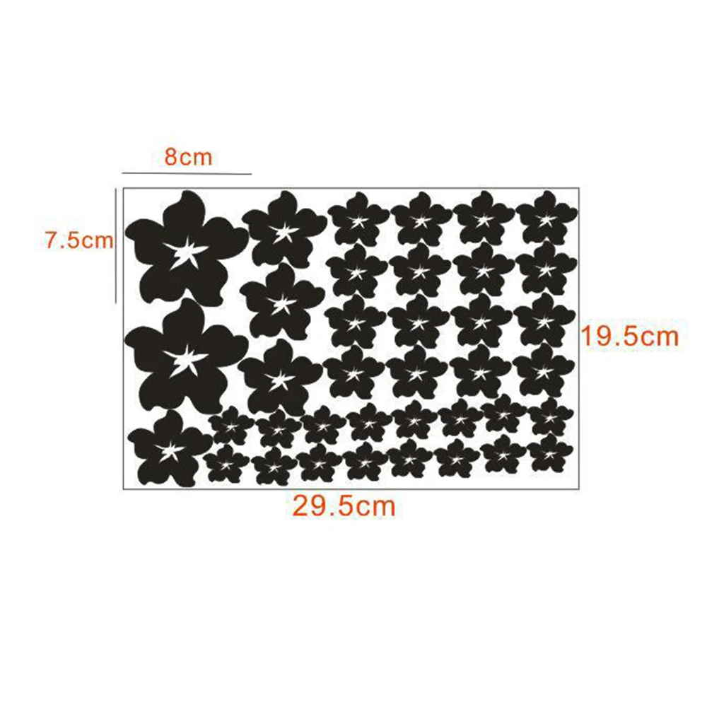 Наклейка на стену с цветами украшение для комнаты съемная спальни гостиной детей