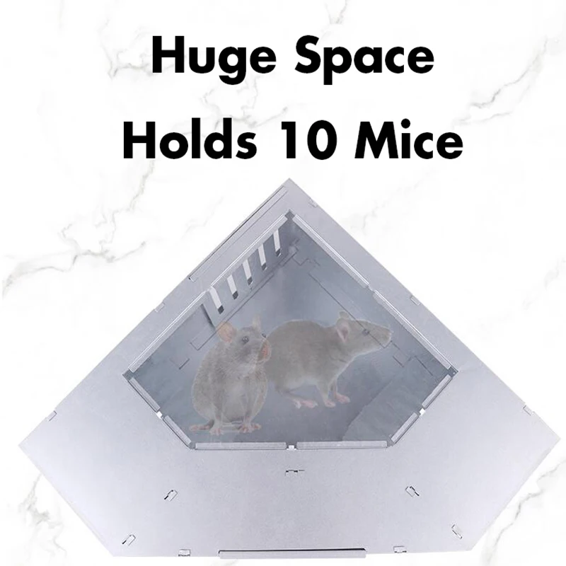 

Reusable Large Household Double Door Automatic Continuous Mousetrap Catcher High Effect Rat Catcher Rat Killer