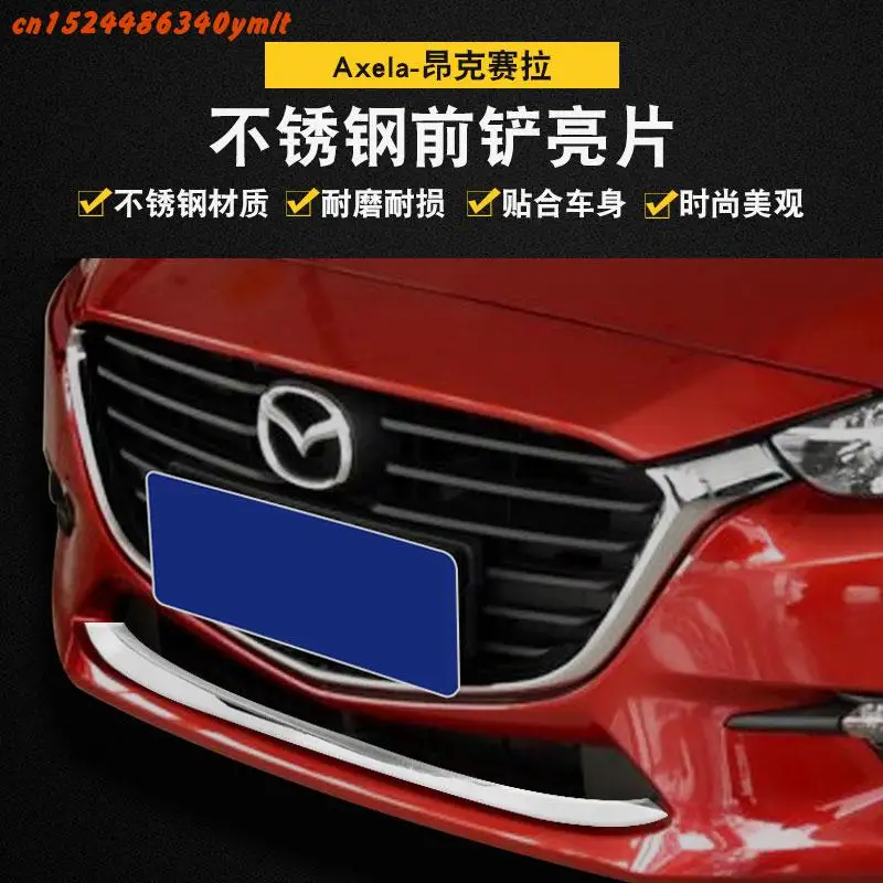 

Передняя решетка из нержавеющей стали для Mazda 3 Axela 2017 2018 2019 2019 высокое качество отделка гоночных грилей отделка автомобиля