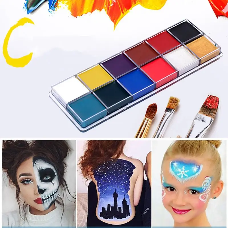 Крем для рисования лица на Хэллоуин масляные цвета детский танцевальный костюм