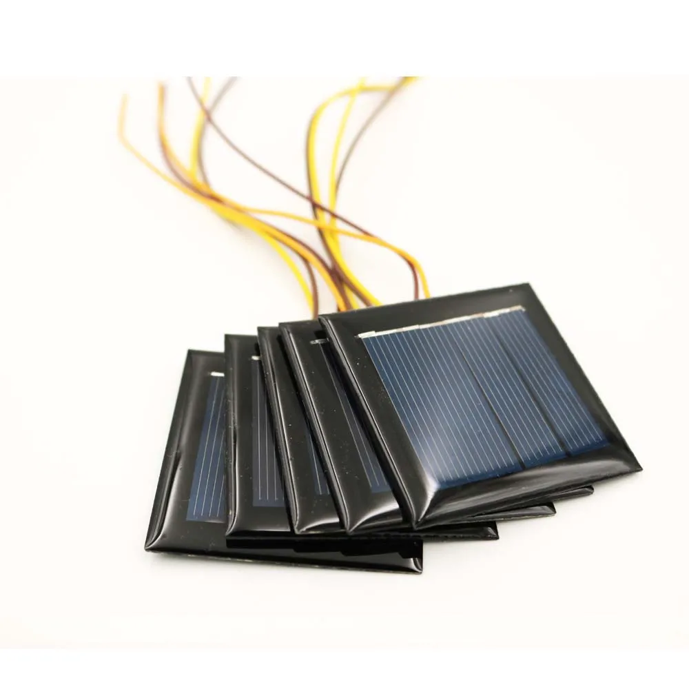 5 шт. X 2 в 100 мА солнечная панель мини батарея стандартная эпоксидный